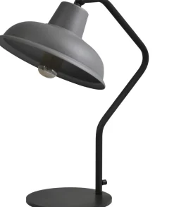 Loft Tischlampe Grau H53cm Industriestil Premium