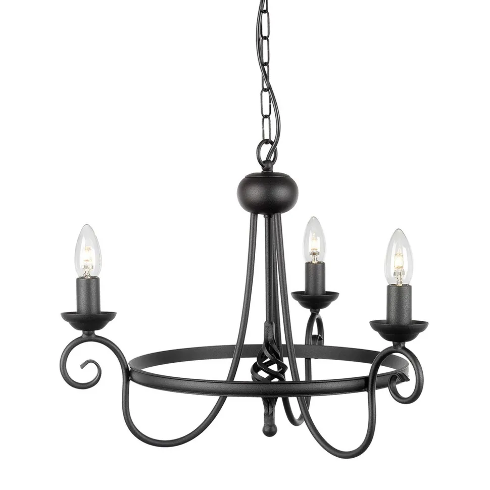 Lüster CAMELOT 4 3-flmg verstellbar Esstisch Lampe