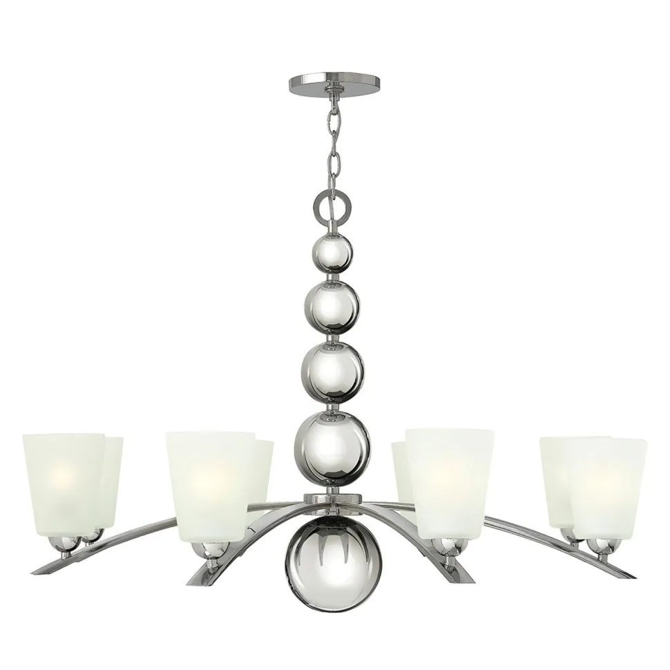 Lüster ROMINA Nickel kürzbar Ø97cm Pendelleuchte