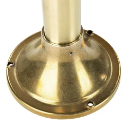 Maritime Gartenleuchte Messing rostfrei H:89cm