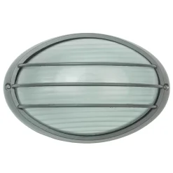 Maritime Wand Außenlampe Anthrazit oval AMSTERDAM