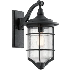 Maritime Wandlampe Außen Schwarz IP44 Hof Haus