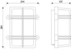 Maritime Wandlampe TOMASO Chrom IP54 Haustür