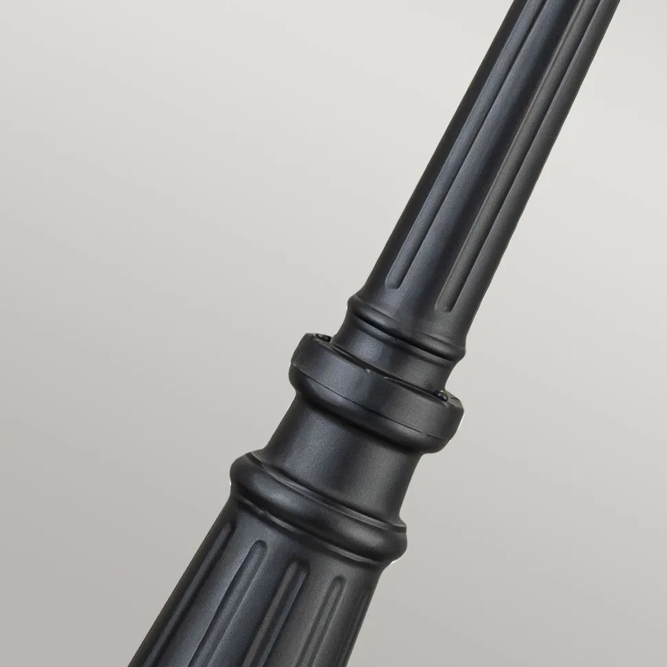 Mastleuchte 216,4 cm IP44 Vintage Schwarz E27 Garten Weg