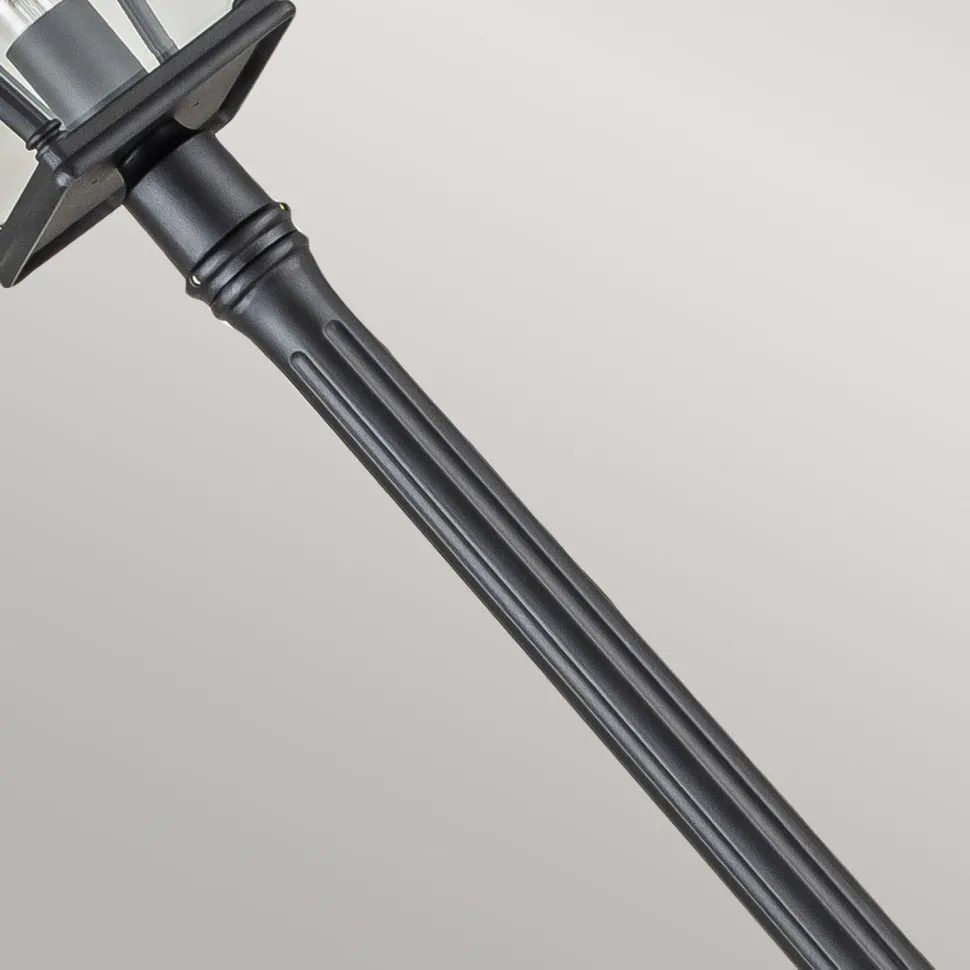 Mastleuchte 216,4 cm IP44 Vintage Schwarz E27 Garten Weg