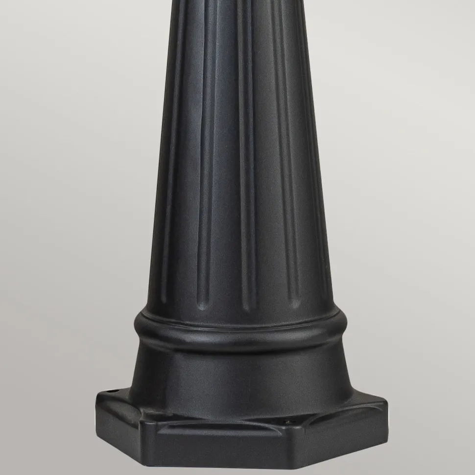 Mastleuchte 216,4 cm IP44 Vintage Schwarz E27 Garten Weg