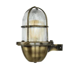 Messing Außenleuchte Antik Gitter Schirm SANTORIN