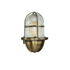 Messing Außenleuchte Antik Gitter Schirm SANTORIN