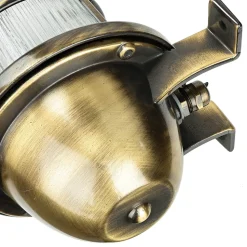 Messing Außenleuchte Antik Gitter Schirm SANTORIN