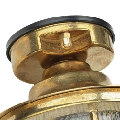 Messing Deckenleuchte außen IP54 Maritim Terrasse