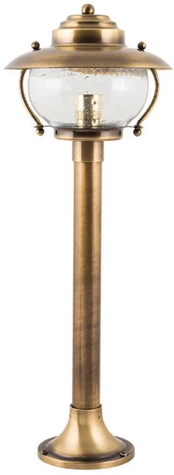 Messing Gartenbeleuchtung H:58cm Maritim elegant