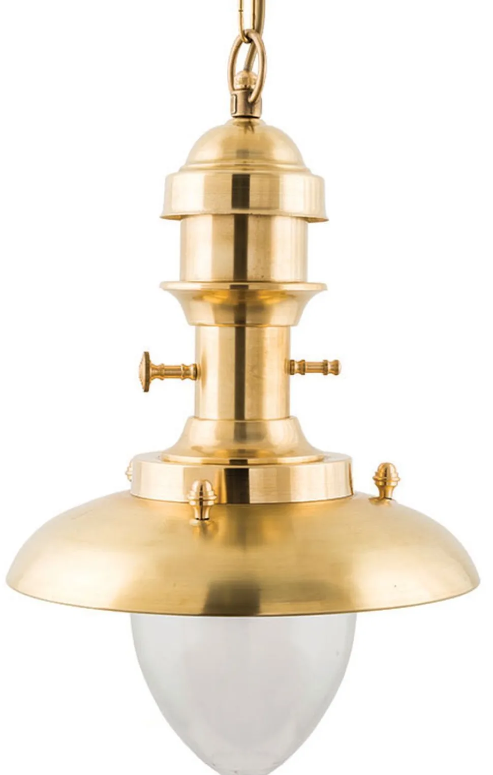 Messing Hängelampe außen IP43 Maritim Terrasse