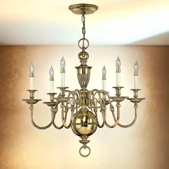 Messing Kronleuchter Wohnzimmer Barock opulent