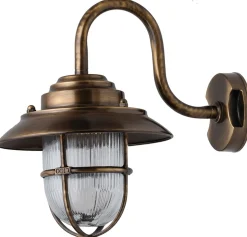 Messing Wandlampe IP64 Maritim außen wetterfest