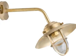 Messing Wandlampe IP43 Maritim Außen wetterfest