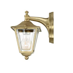 Messing Wandlampe IP43 Rustikal Terrasse LEROS