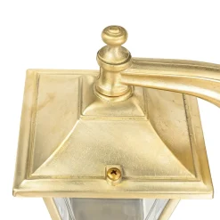 Messing Wandlampe IP43 Rustikal Terrasse LEROS