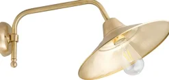 Messing Wandlampe Klassisch edel ANGELOS Flur