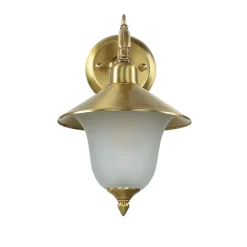 Messing Wandlampe Rustikal elegant H:28cm ANDROS