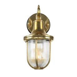 Messing Wandleuchte IP64 Maritim Terrasse THISSEAS