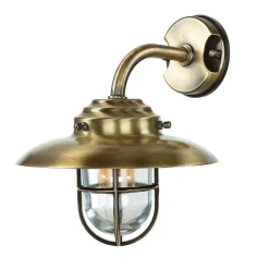 Messing Wandleuchte Maritim Außenwand wetterfest