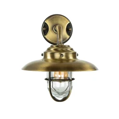 Messing Wandleuchte Maritim Außenwand wetterfest