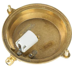 Messing Wandleuchte rund IP64 Maritim SERIFOS