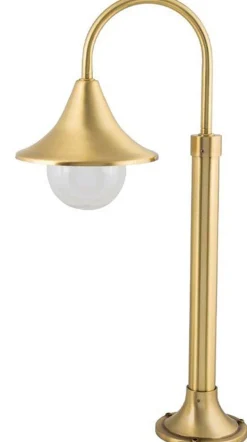 Messinglampe VOLOS Garten Weg H:65cm E27 rostfrei