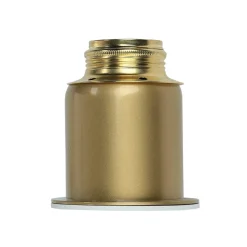 Metall Deckenleuchte Gold Weiß rund Ø70 cm E27 stylisch