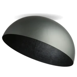 Metall Deckenleuchte Silber Loft E27 rund Ø90 cm groß