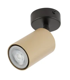 Metall Deckenstrahler Schwarz Gold GU10 verstellbar