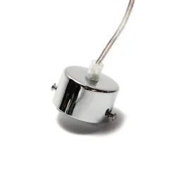 Metall Hängelampe Esstisch in Chrom Ø5,5cm GU10