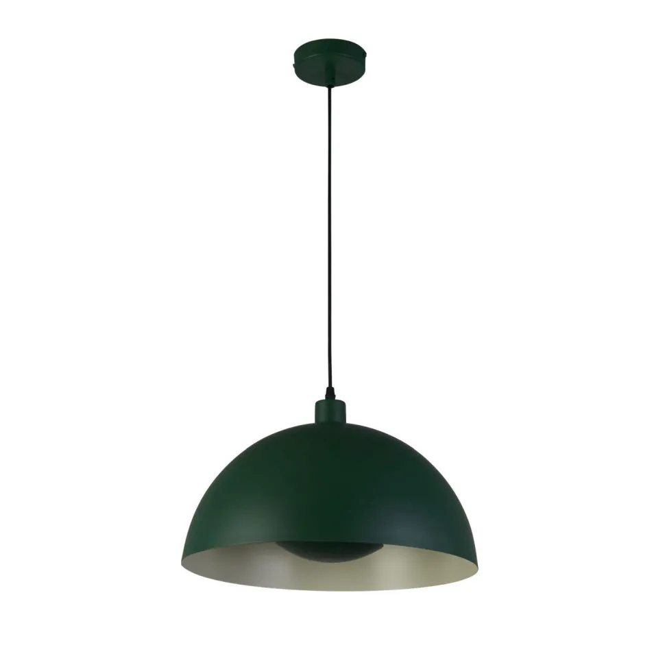Metall Pendelleuchte in Grün E27 bis 60 W Ø25 cm Loft