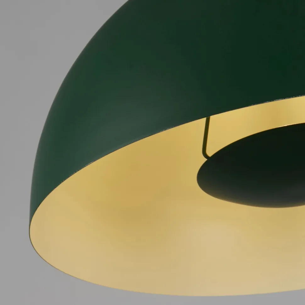 Metall Pendelleuchte in Grün E27 bis 60 W Ø25 cm Loft