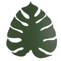 Metall Wandleuchte Grün 39 cm Blatt indirektes Licht