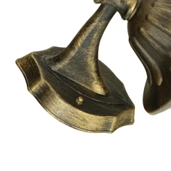 MILANO Außen Wandleuchte Gold Antik E27 rustikal