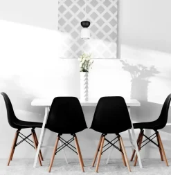 Minimalistische Hängelampe Weiß Schwarz E27 Ø11 cm rund