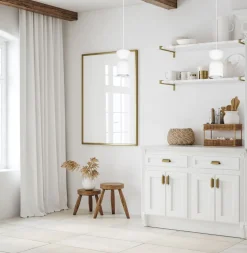 Minimalistische Hängelampe Weiß Zeitlos E27 Ø11 cm rund