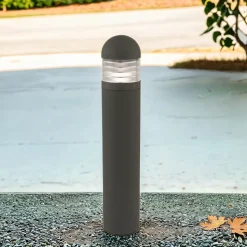 Moderne Außen Wegleuchte BOLLARDS in Schwarz