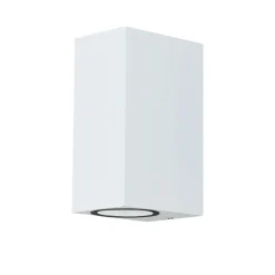 Moderne Außenlampe AALBORG Up & Down Aluminium