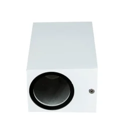 Moderne Außenlampe AALBORG Up & Down Aluminium