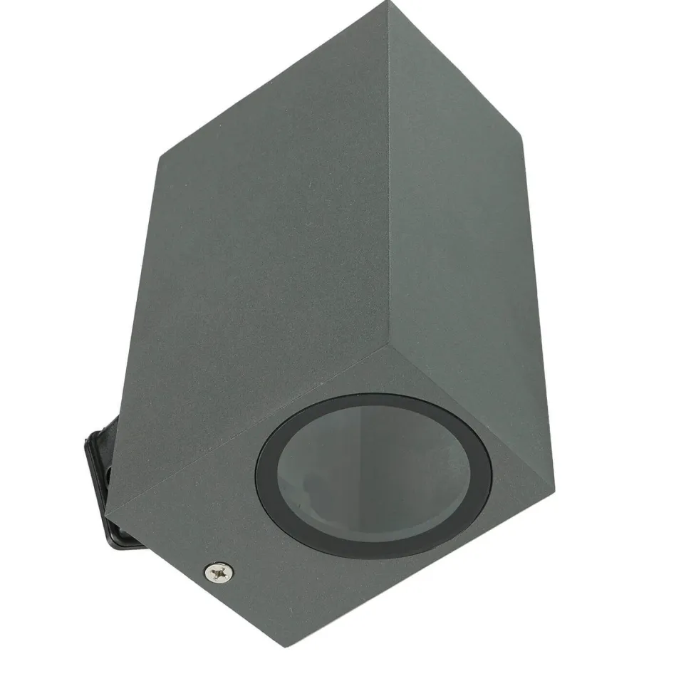 Moderne Außenleuchte Up Down Strahler Anthrazit AALBORG