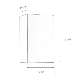 Moderne Außenleuchte Up Down Strahler Anthrazit AALBORG