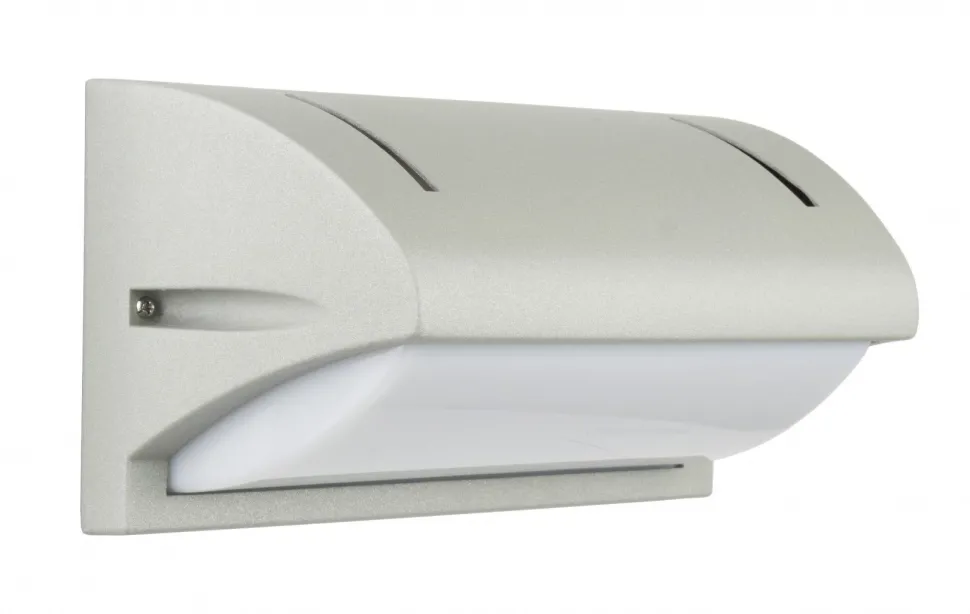 Moderne Außenwandleuchte IP54 B:25cm in Silber E27