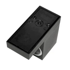 Moderne Außenwandleuchte mit Bewegungsmelder Grau AALBORG