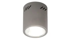 Moderne Deckenlampe Metall E27 Ø13,3cm in Grau
