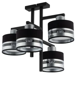 Moderne Deckenlampe Metall Kunststoff E27 blendarm