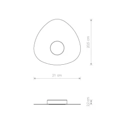 Moderne Deckenlampe Metall Schwarz GX53 blendarm