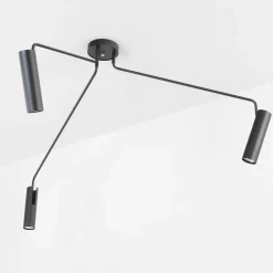 Moderne Deckenleuchte Schwarz drehbar