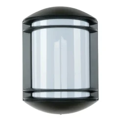 Moderne halbrunde Außen Gartenleuchte QUARTZ Anthrazit farben